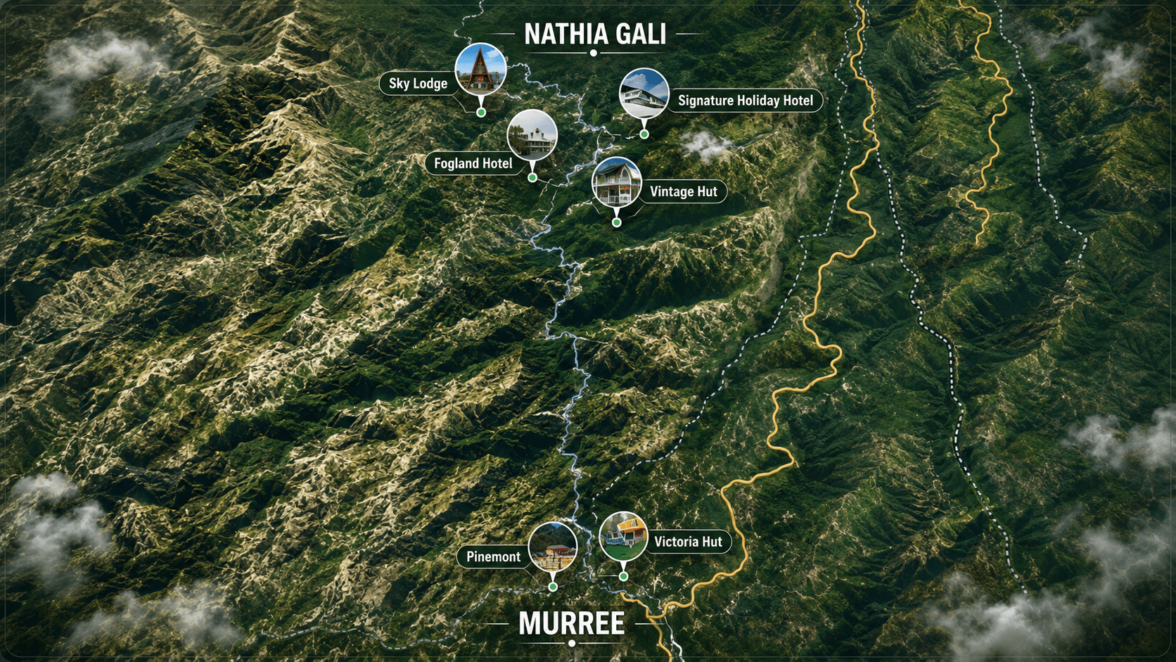 Signature Holiday Homes Prime Locations Map